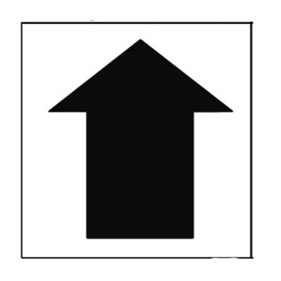 Arrow Warehouse Safety Stencil