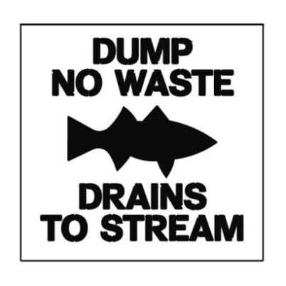 DUMP NO WASTE Stencil