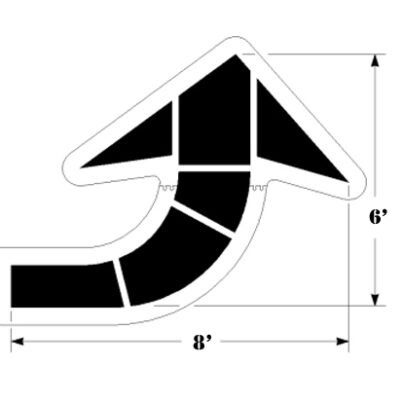 Walmart Solid Curve Arrow