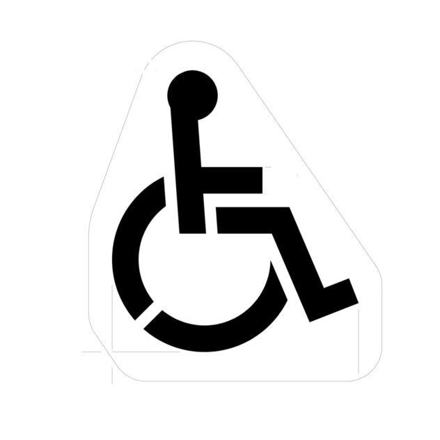 Handicap Symbol Stencil 1/8" PolyTough Lifetime Warranty
