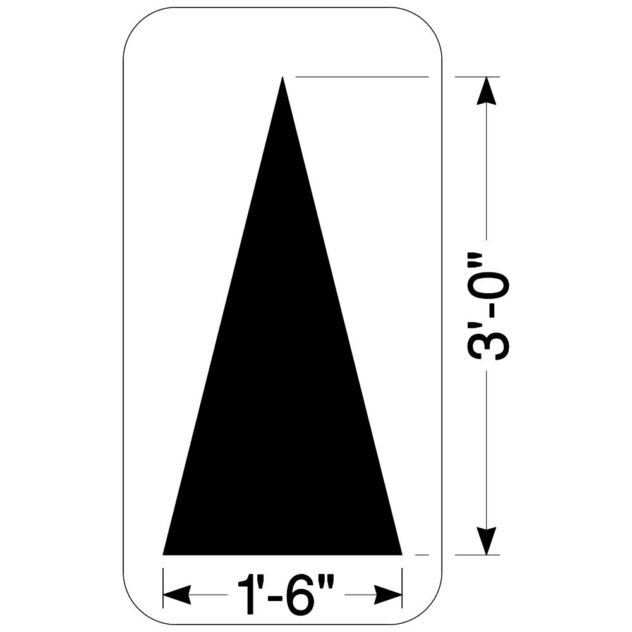 Football Field Directional Arrow 72"