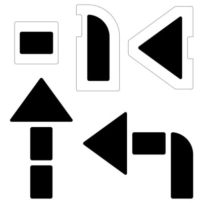 3-Piece Arrow Stencil Kit