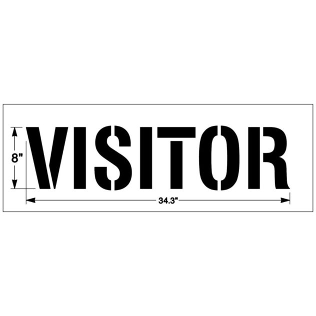 VISITOR Stencil - Image 4