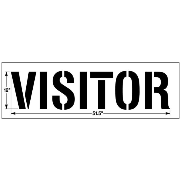 VISITOR Stencil - Image 5