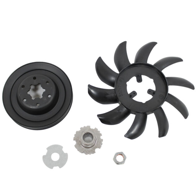 Transaxle Pulley & Fan (New/Rev B) for NewRider 1700 HPA