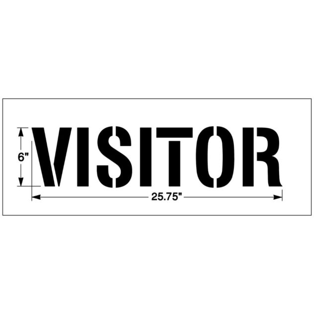 VISITOR Stencil - Image 3