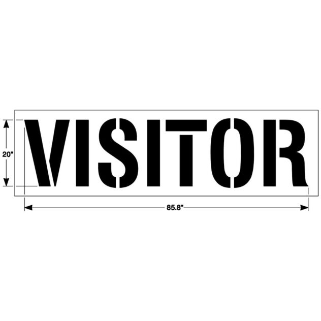 VISITOR Stencil - Image 7