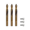 Spark Resistant Cobalt Puncture Points & Screws (3 Pack) for AeroVent