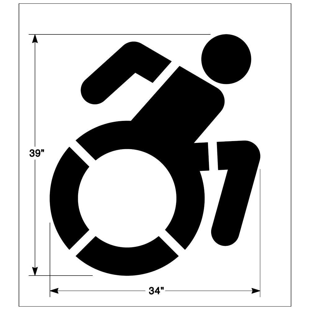 Accessible Icon Stencil