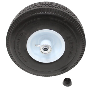 10" Flat Free Wheel Assembly