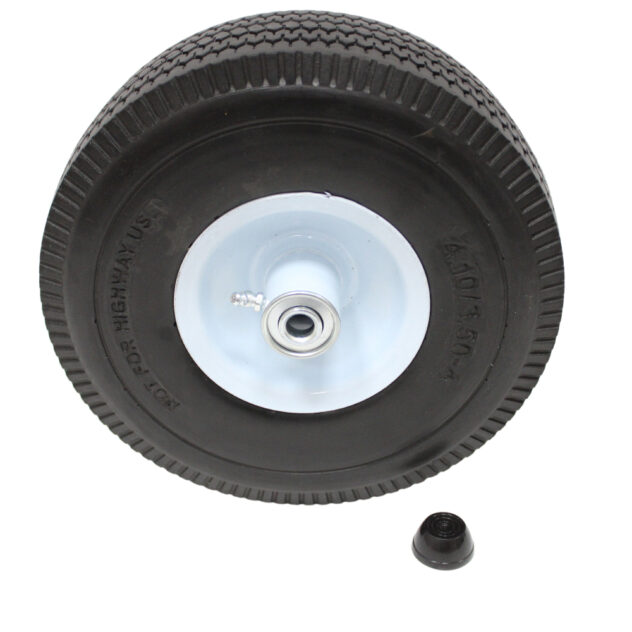 10" Flat Free Wheel Assembly