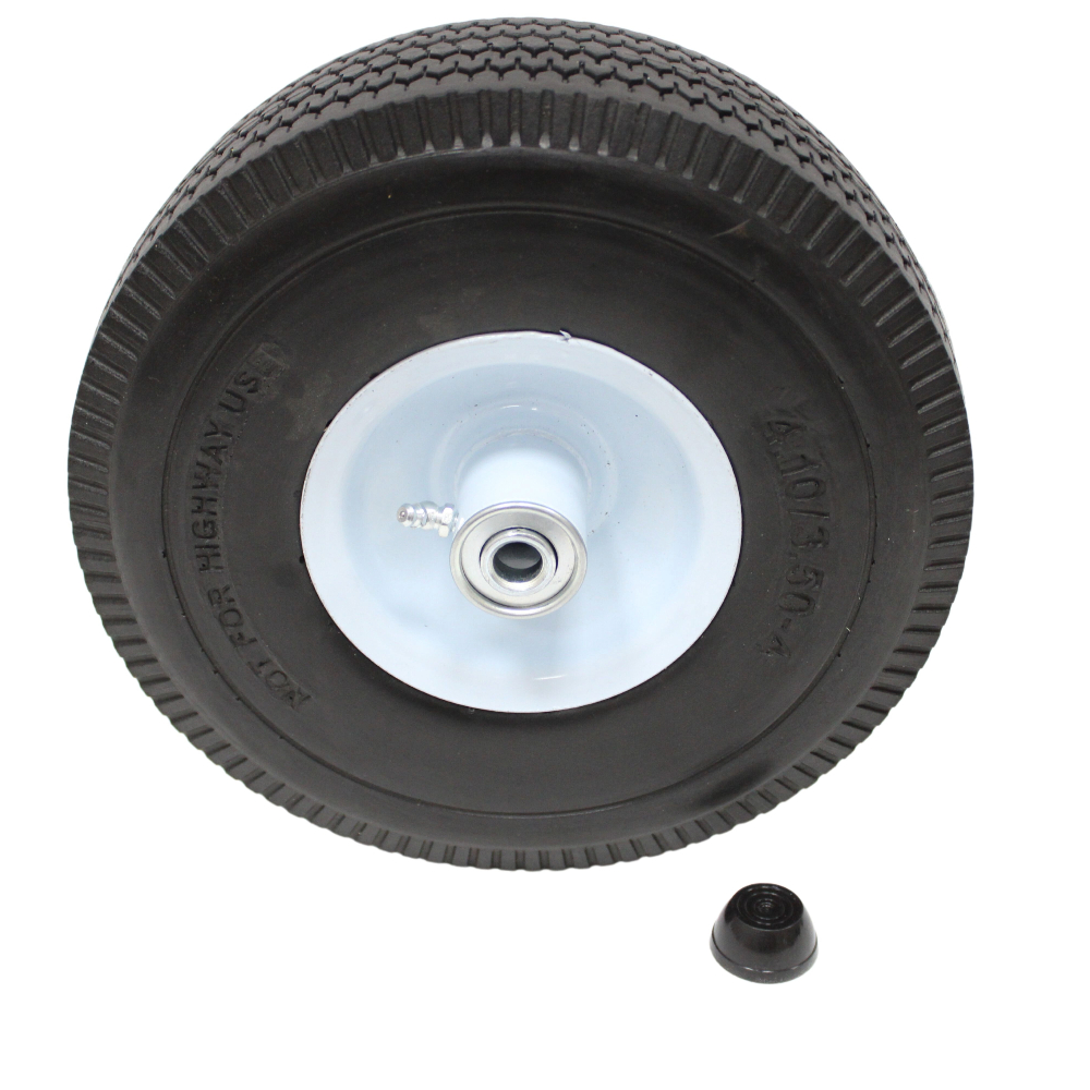10" Flat Free Wheel Assembly