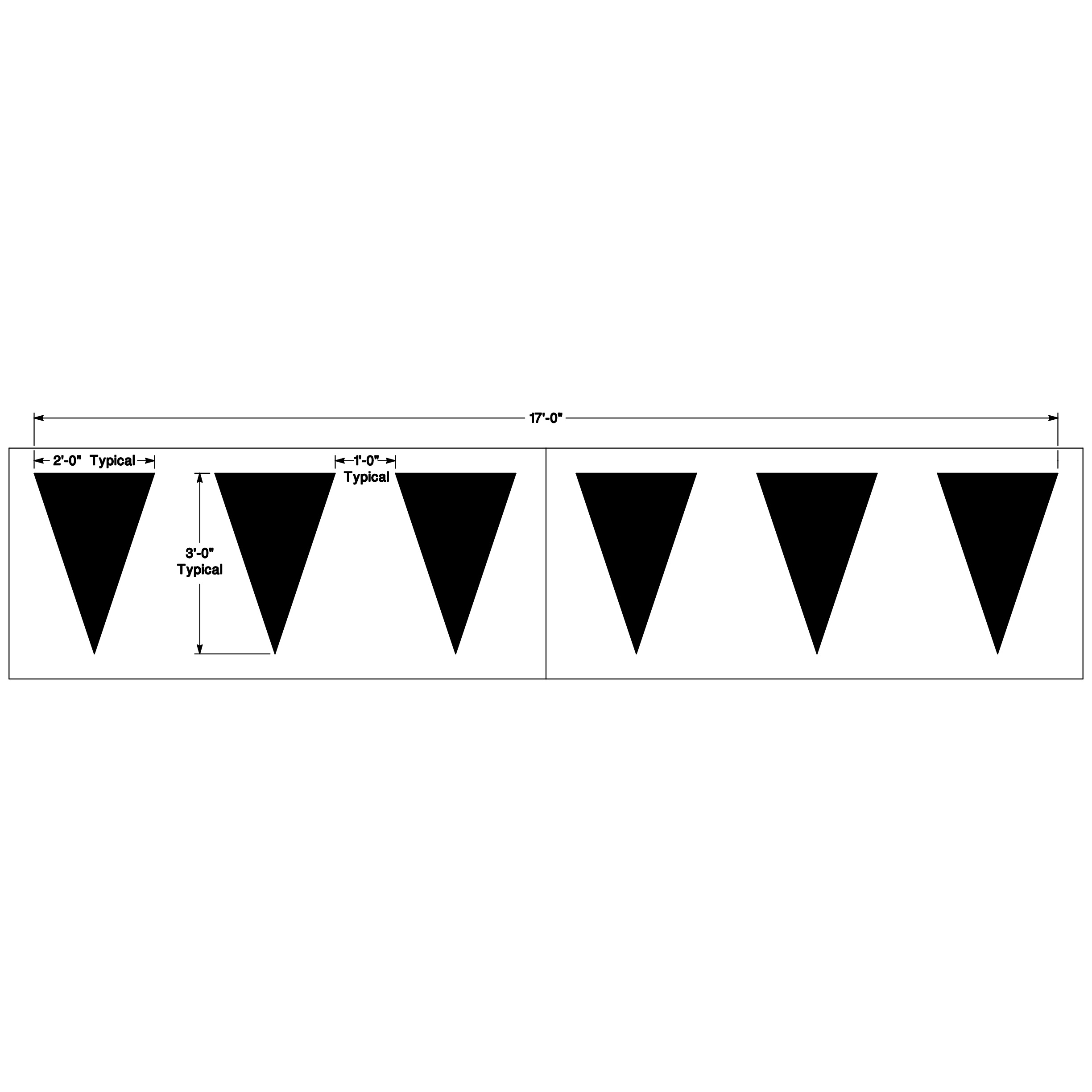 Federal Yield Line Stencil