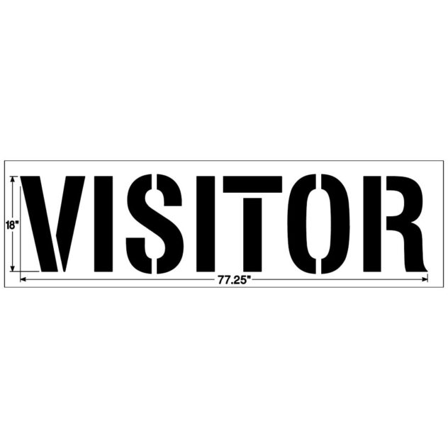 VISITOR Stencil - Image 6