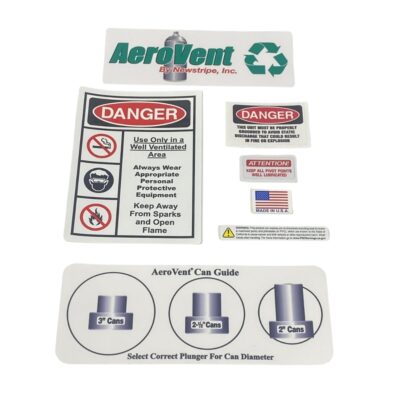 Decal Kit for AeroVent Standard & 1X