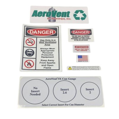 Decal Kit for AeroVent 3X