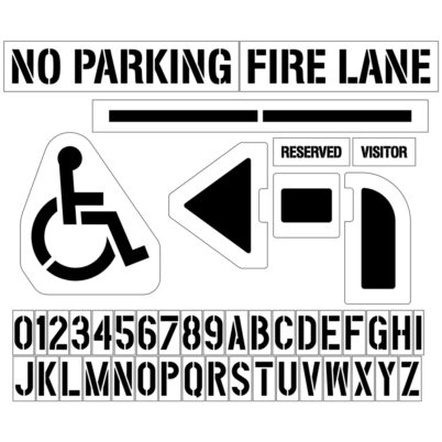 Parking Lot Pro Stencil Kit