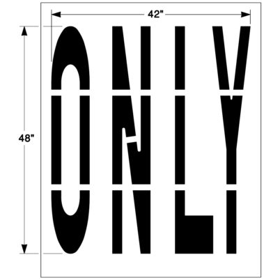 Federal ONLY Stencil