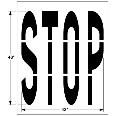 Federal STOP Stencil