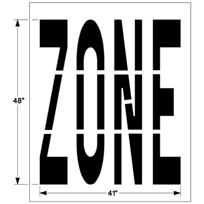 Federal ZONE Stencil